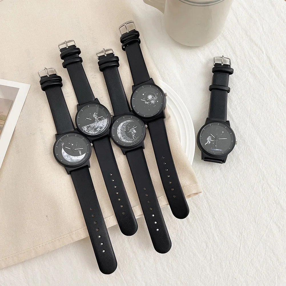 

Часы с ремешком для часов космонавта, универсальные прочные повседневные деловые подарки для женщин и мужчин, наручные часы для женщин