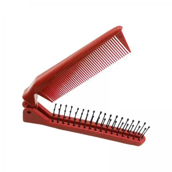 Pocket Size Foldable Hair Brush with Dual Density 5 Pocket Size Foldable Hair Brush with Dual Density