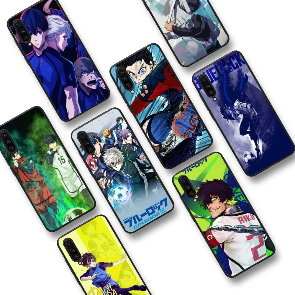 Japanese Cartoon B-BLUE L-LOCK Phone Case For Xiaomi Mi 5X 8 9 10 11 12 lite pro 10T PocoX3pro PocoM3 Note 10 pro lite