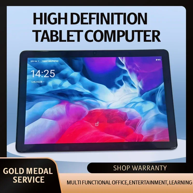 2024 Brand New 10.1-inch Tablet Pad with SIM Card Slot Full Network 4G Support High-Speed WiFi for Study Office Entertainment