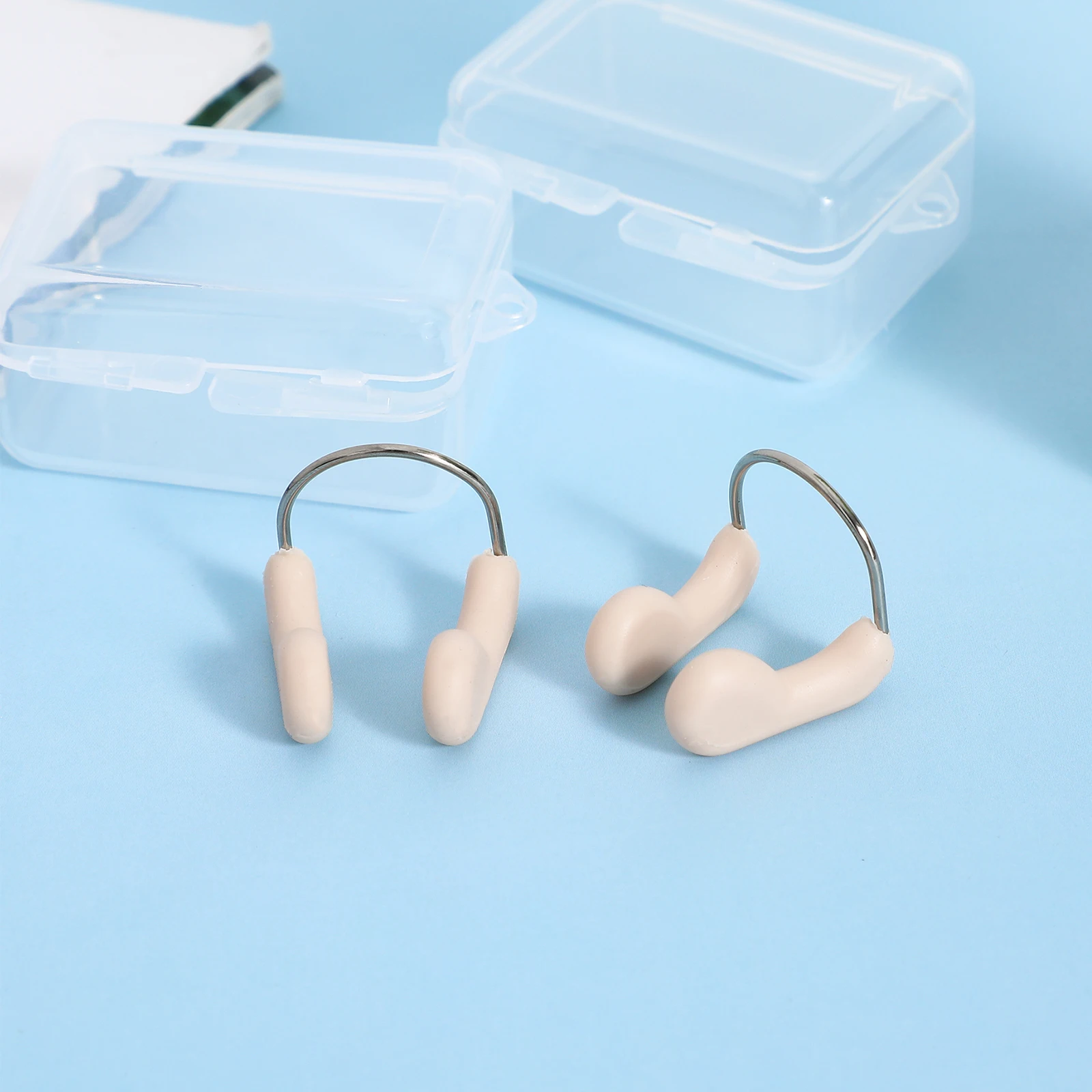 

2pcs Waterproof Comfortable Swimming Nose Clip Soft Reusable Swimmers Nose Clip Kids Adults Swimming Accessories Diving TPR