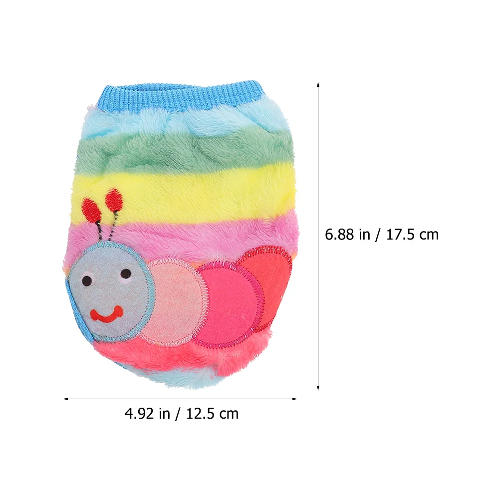 

4Pcs Dog Warm Puppy Clothes Lovely Pattern Winter Pet Costume Breathable Comfortable Outfit for Small Dogs Rabbits Ferrets