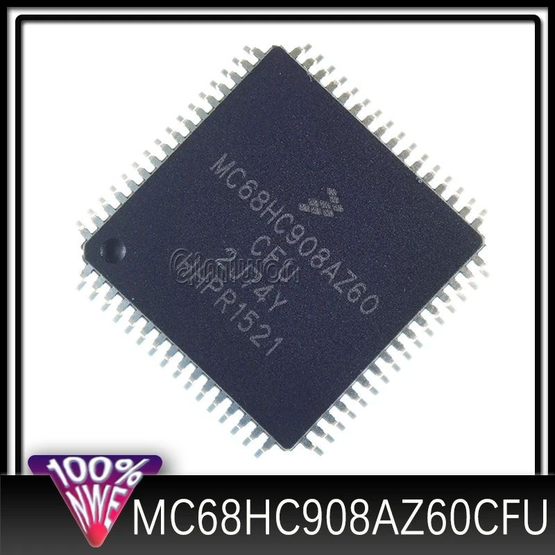 MC68HC908AZ60CFU 2J74Y Lock Vulnerable CPU QFP64 Brand New Original MC68HC908AZ60