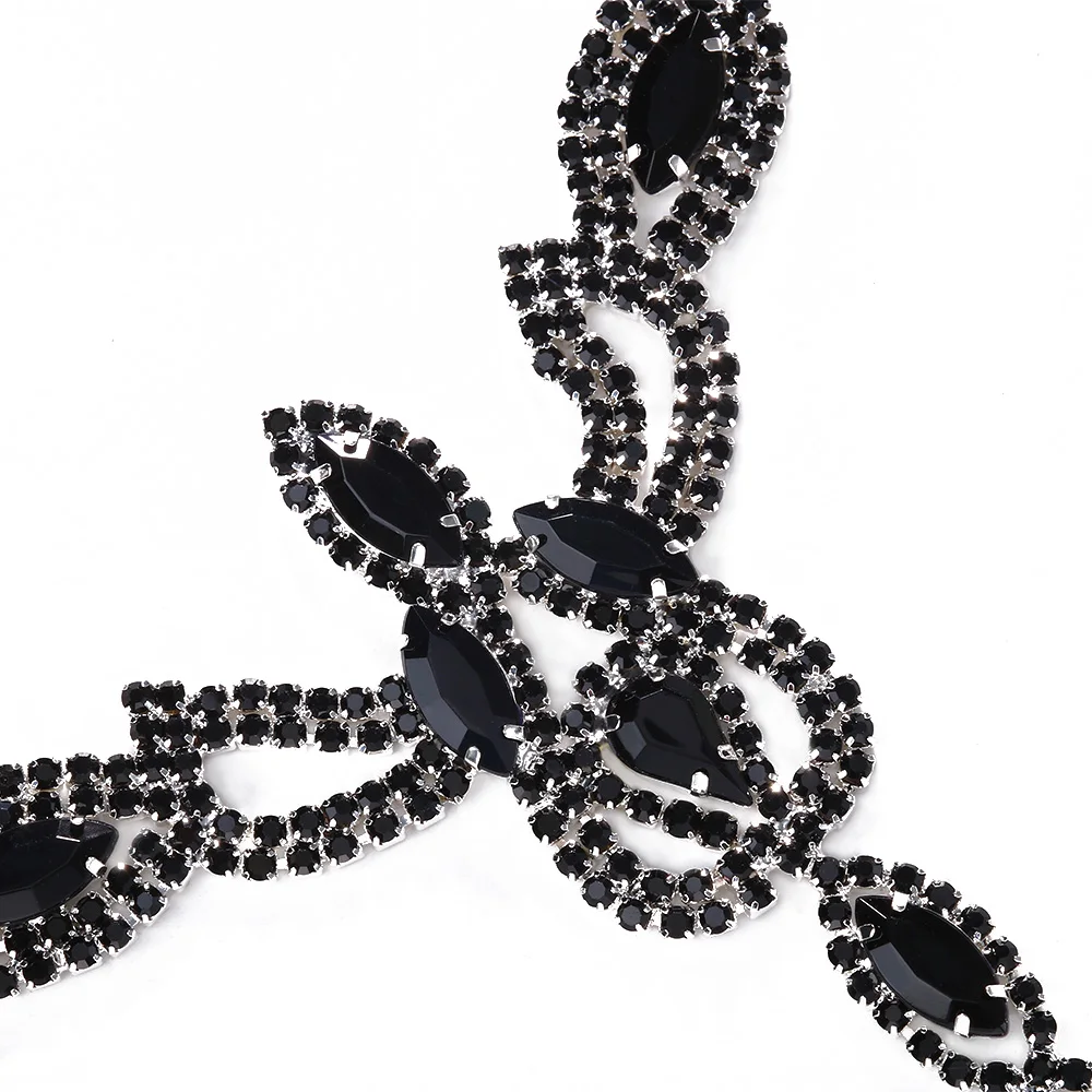 XSBODY-حجر الراين شرابة قناع سلسلة للنساء ، اكسسوارات تنكرية ، الحجاب الزفاف أغطية الرأس ، مثير الوجه المجوهرات ، تأثيري ، والأزياء