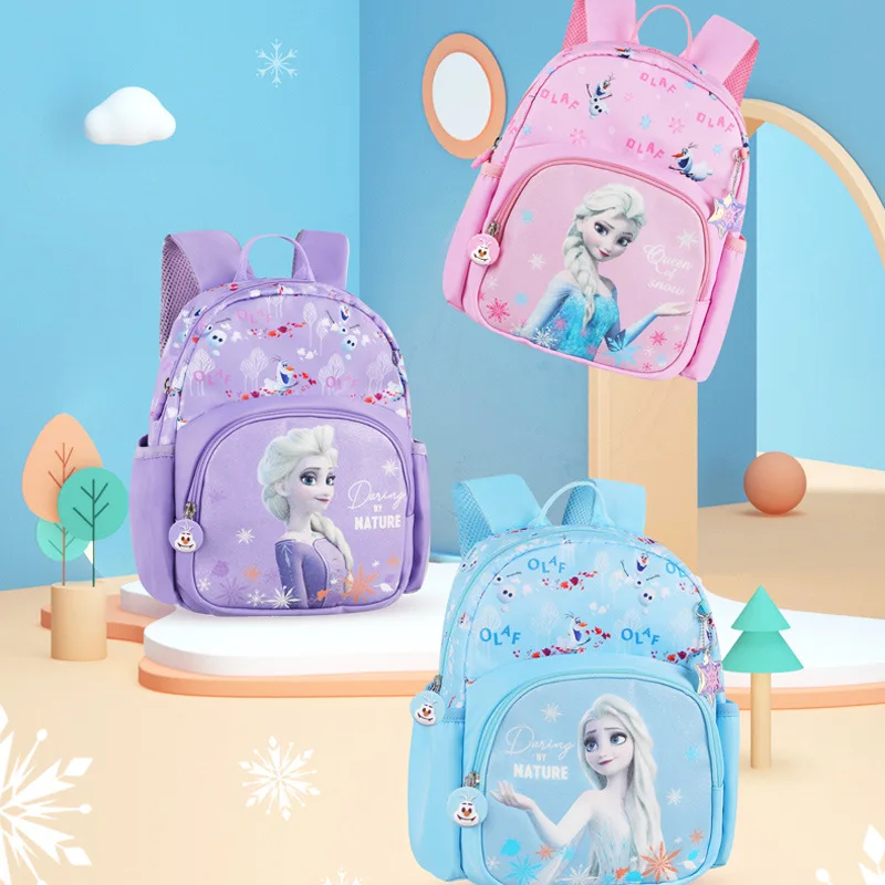 

Рюкзак с героями мультфильмов Эльзы, школьная сумка «Холодное сердце» для детей, рюкзак для детского сада, Новое поступление