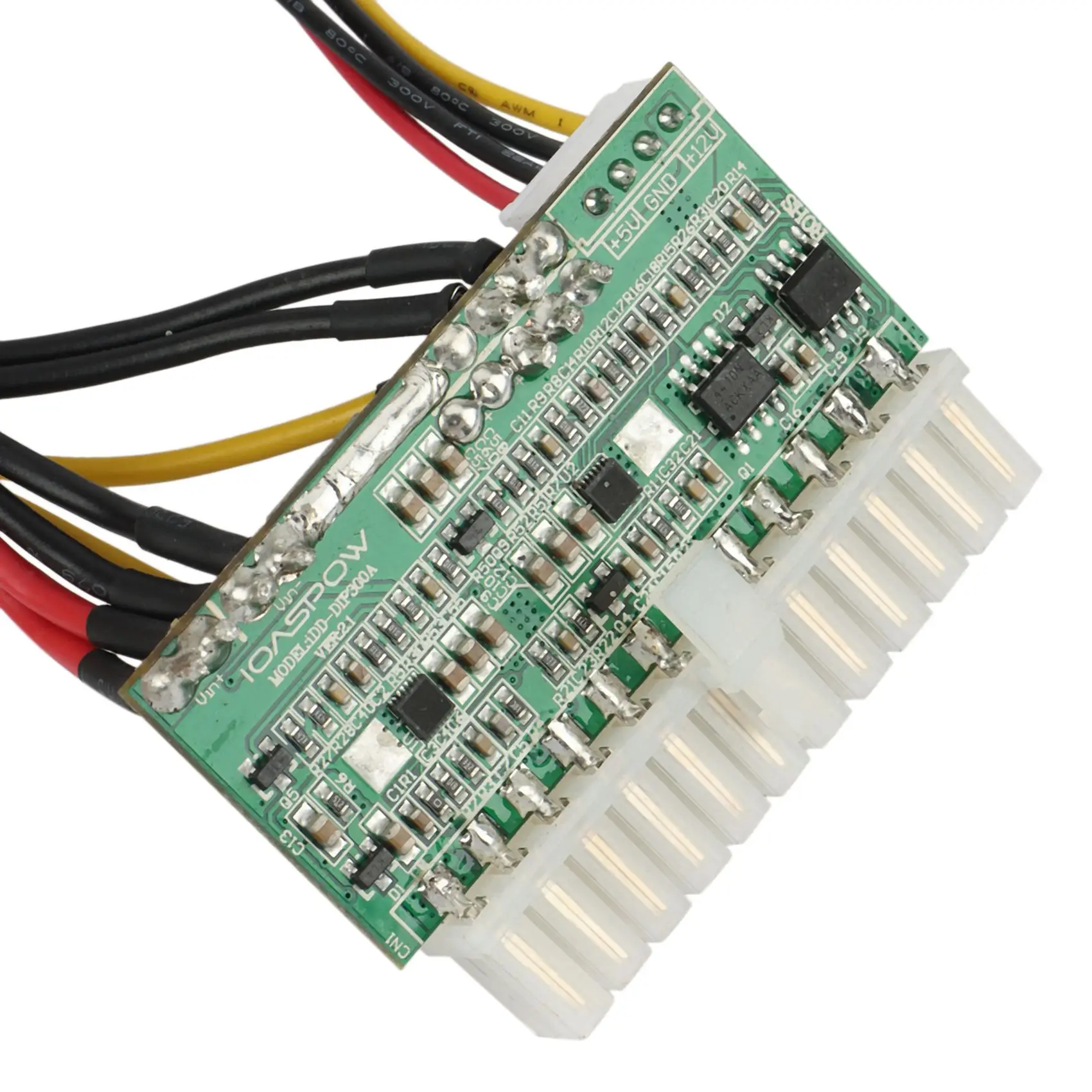 PCI-E 6-контактный Штекерный выход постоянного тока 12 В 300 Вт Φ 24Pin PICO ATX Переключатель Блок питания для майнинга BTC