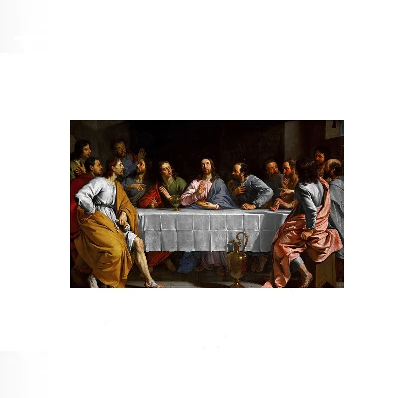 The Last Supper, Print Art Canvas Poster, For Living Room Decor, Home Wall Picture