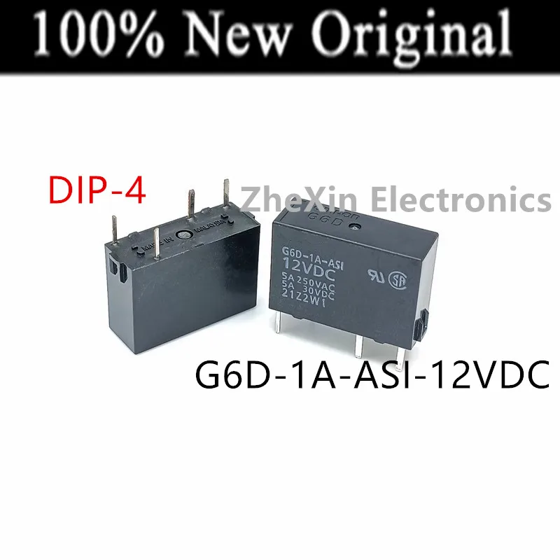 Imagem -05 - Relé de Potência Pequena Original G6d1a-asi24vdc G6d-1a-asi-12vdc G6d-1a-asi5vdc Dip4 Novo 5-10 Pcs por Lote