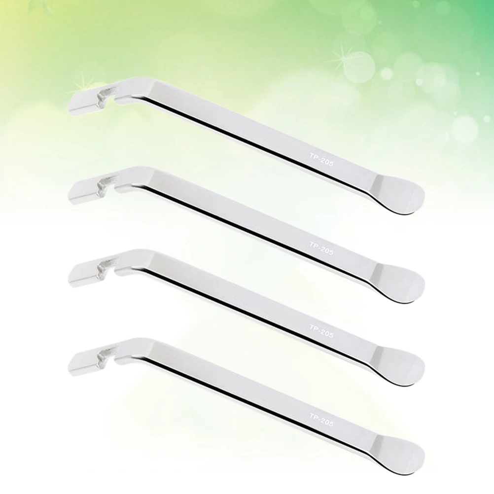 

4 Pcs Tire Lever Tool Levers Automotive Tools Bike Pry Bar Crowbar Stainless Steel