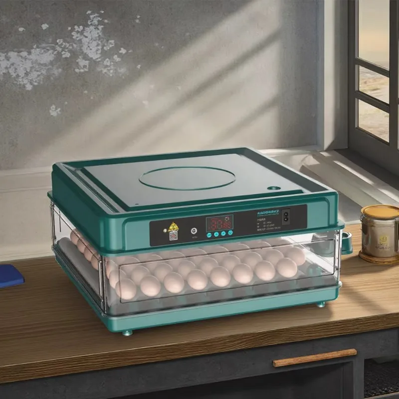 

64 Mini Egg Incubator Automatic Hatcher for Chicken Duck Quail Goose - Home Use Egg Hatching Machine