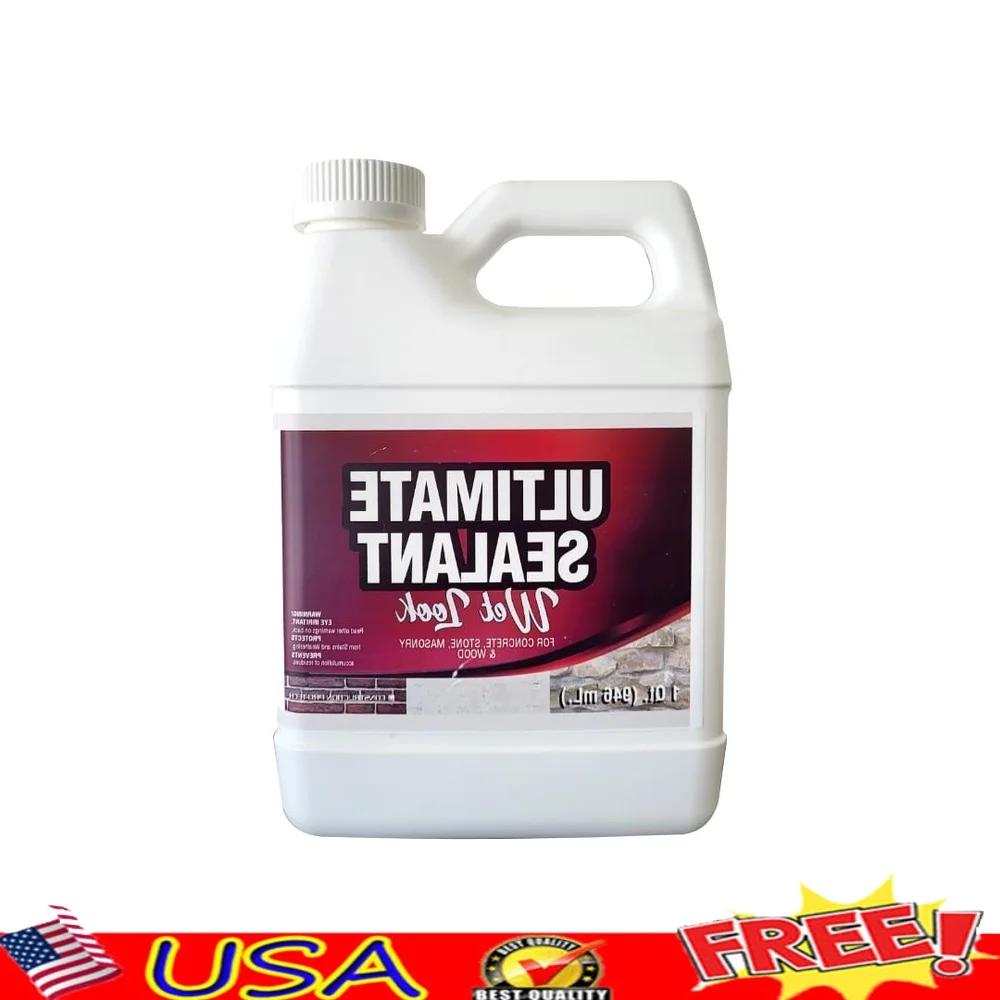 

Water Repellent Ultimate Sealant High Gloss Clear Coating Concrete Masonry Stone Wood Surfaces Durable Protection Easy