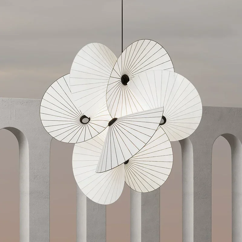 Minimalist LED Ceiling Pendant Lamp for Living Room Cloth Chandelier for Shop Bar Counter Hanging