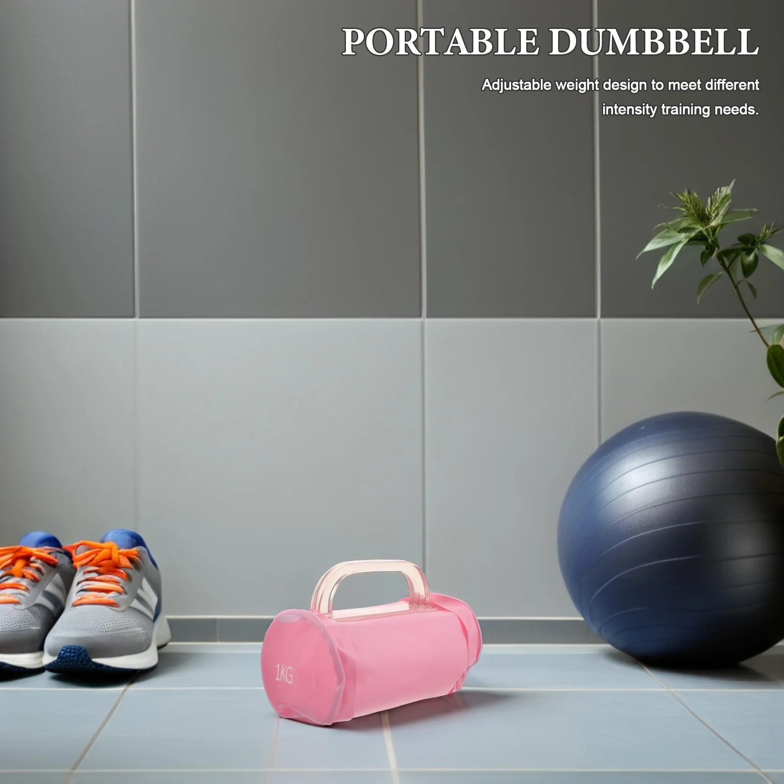 2 قطعة الدمبل المملوءة بالماء قابل للتعديل سعة 2 كجم معدات اللياقة البدنية المحمولة لتشكيل المنزل تدريبات الجسم بالكامل أكوا #5