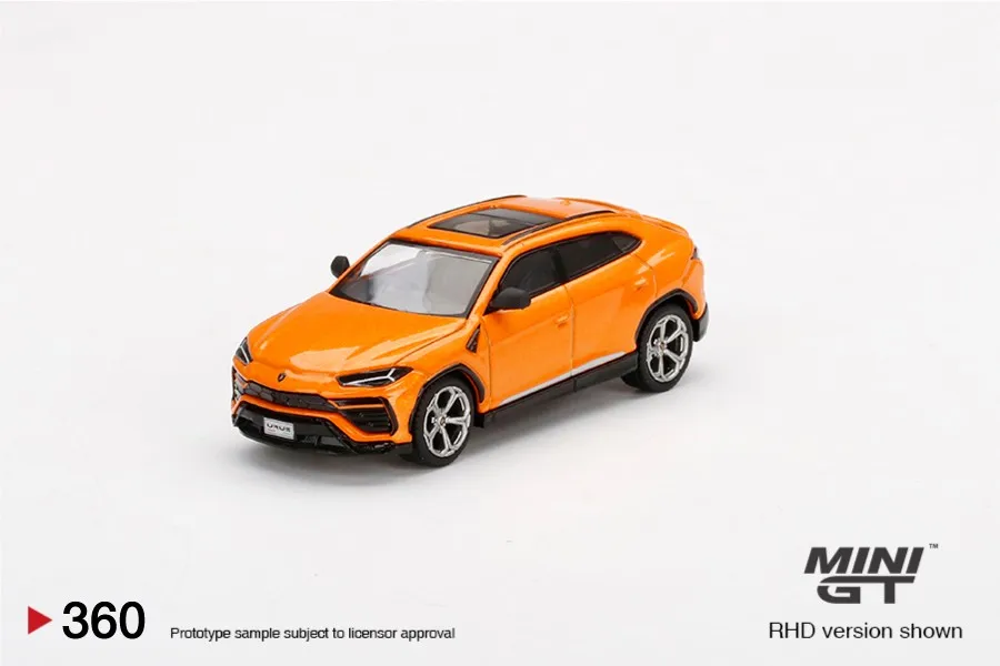 MINIGT 1/64 Lamborghini SVJ coches aleación Diecast Metal modelo niños regalo de Navidad juguetes para niños