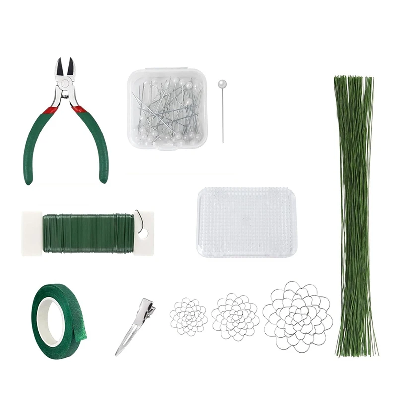 Flower Arrangement Supplies Kit For Beginners, Including Flower Arrangement Holder, Flower Needles For Floral Arranging