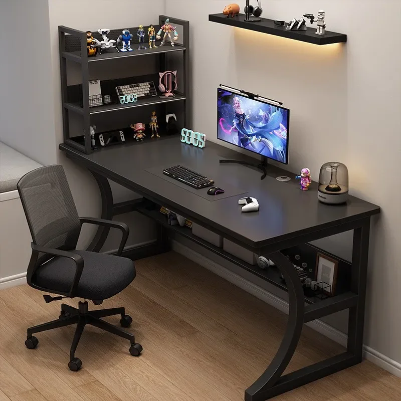 Simple Computer Desk for Home Bedroom Student Study Table with Storage Writing Desk Modern E-sports Gaming Table