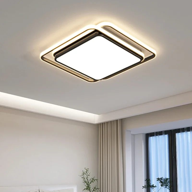 

Светодиодный потолочный светильник для гостиной, современный простой светильник для спальни, столовой, скандинавский блеск, домашний декор, внутреннее освещение, детская люстра