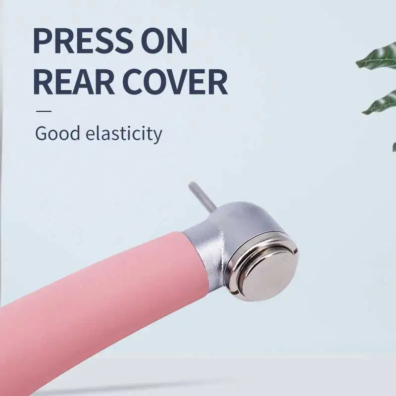 Pink Dental Handpiece Water Spray Push Button 2/4 Hole Ceramic Bearings High Speed High Rotation Pen Dentistry Nanotechnology