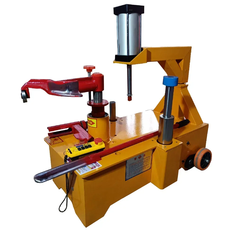 Manual Portable Truck Tire Changer Tyre Changer Machine for Sale with Two Cast Steel Tool Head