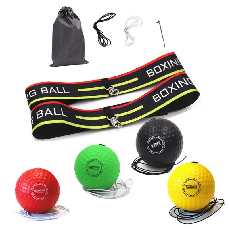 

Punching Ball Head-mounted Fighting Speed San&da Training Boxing Reflex Ball Home Fitness Exercise Boxing Equipment Accessories