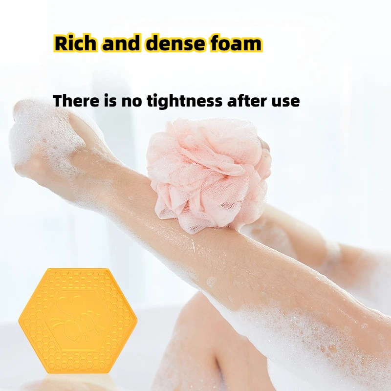 1 قطعة جديد فيتامين E العسل الصابون زيت طبيعي الصابون الزيوت السيطرة وتقليص المسام غسل الوجه وصابون الاستحمام أدوات العناية بالوجه