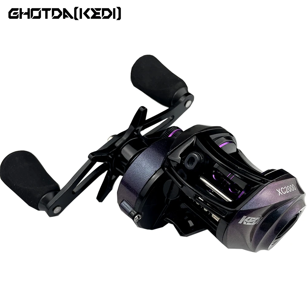 

Ghotda XC2000 18+1BB High Speed Salt/Fresh Water Fishing Reel Baitcasting Lure Metal Spool Fishing Reel