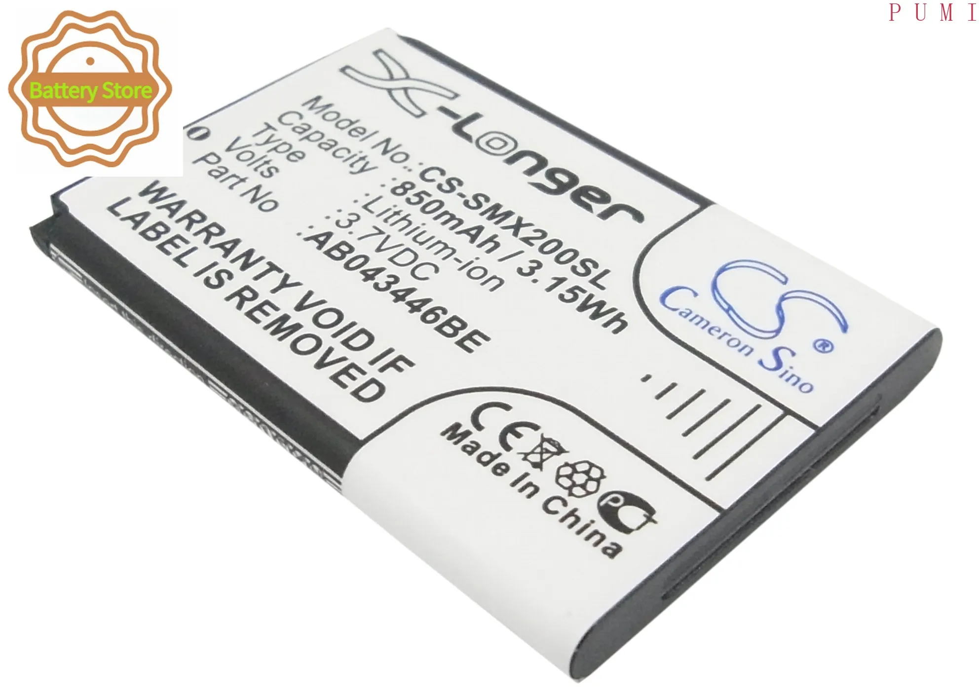 CS Replacement Battery for JOA Telecom,Samsung L210,L-210 PN: 850mAh / 3.15Wh