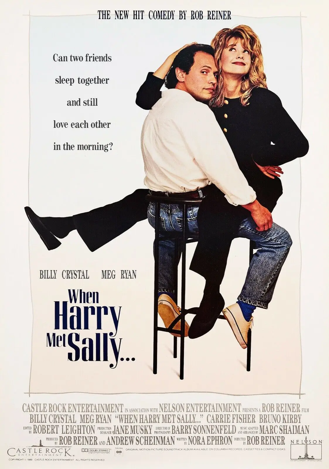 

WHEN HARRY MET SALLY Classic 80's Vintage Movie Art Picture Print Silk Poster Home Wall Decor