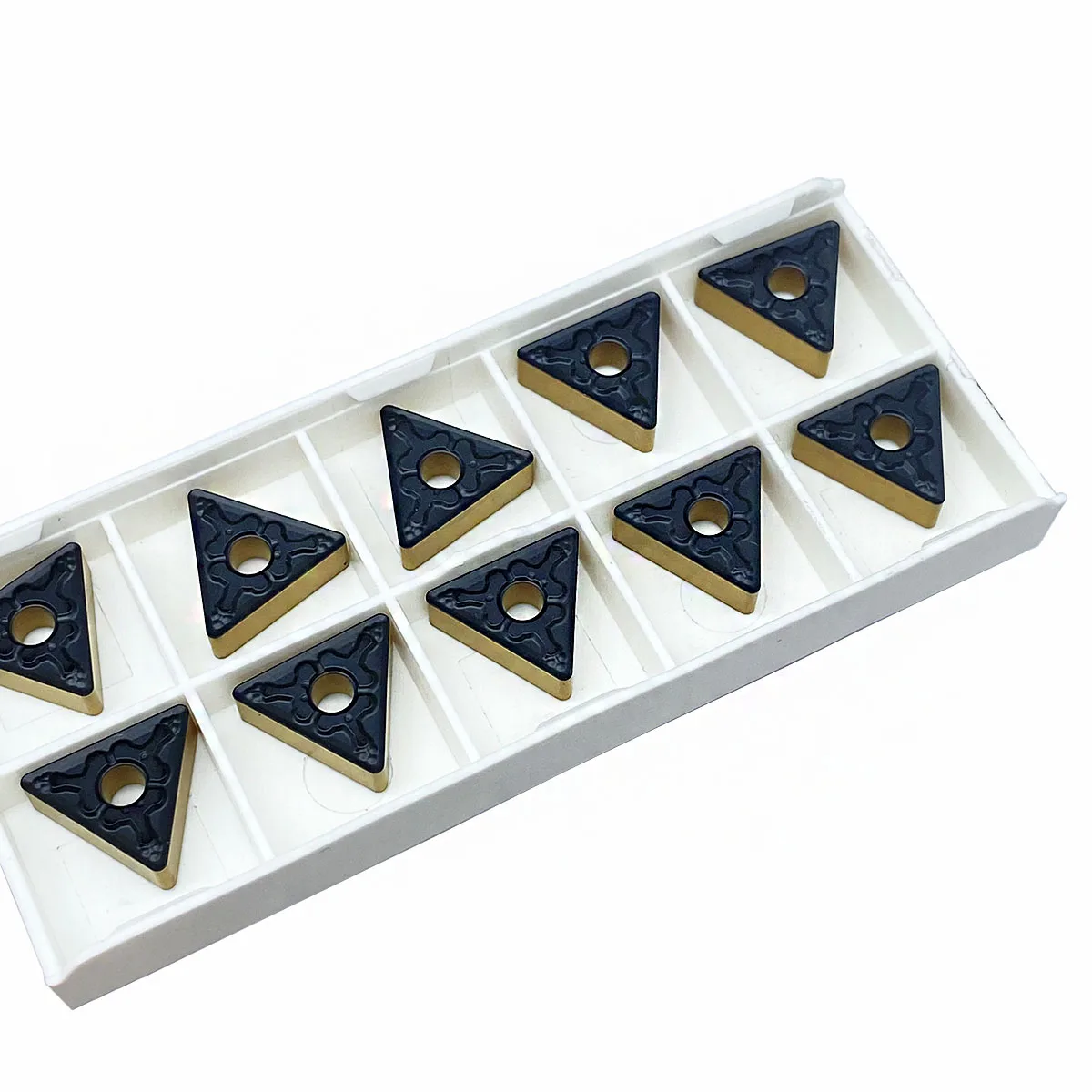 10pcs TNMG160408-TM TNMG332 TM Double Coating Lathe Turning Inserts Carbide Inserts Cutting Tools Especially for Steel