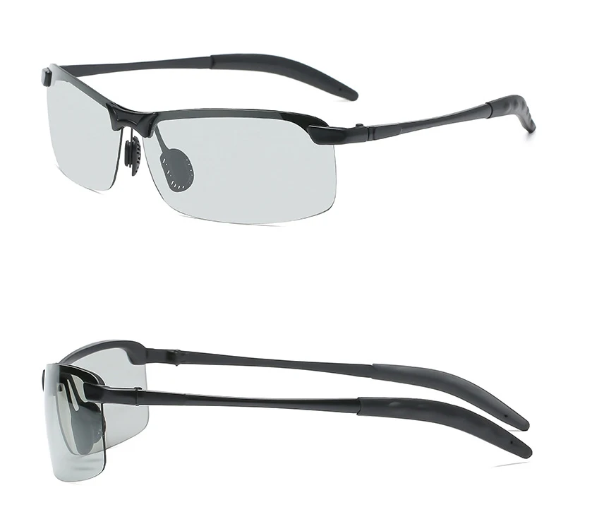 Klassische Herren Polarisierte Sonnenbrille Photochrome Fahren Männlich Ändern Farbverlauf Sonnenbrille Tag Nacht Vision Fahrer Brillen – Detail 16