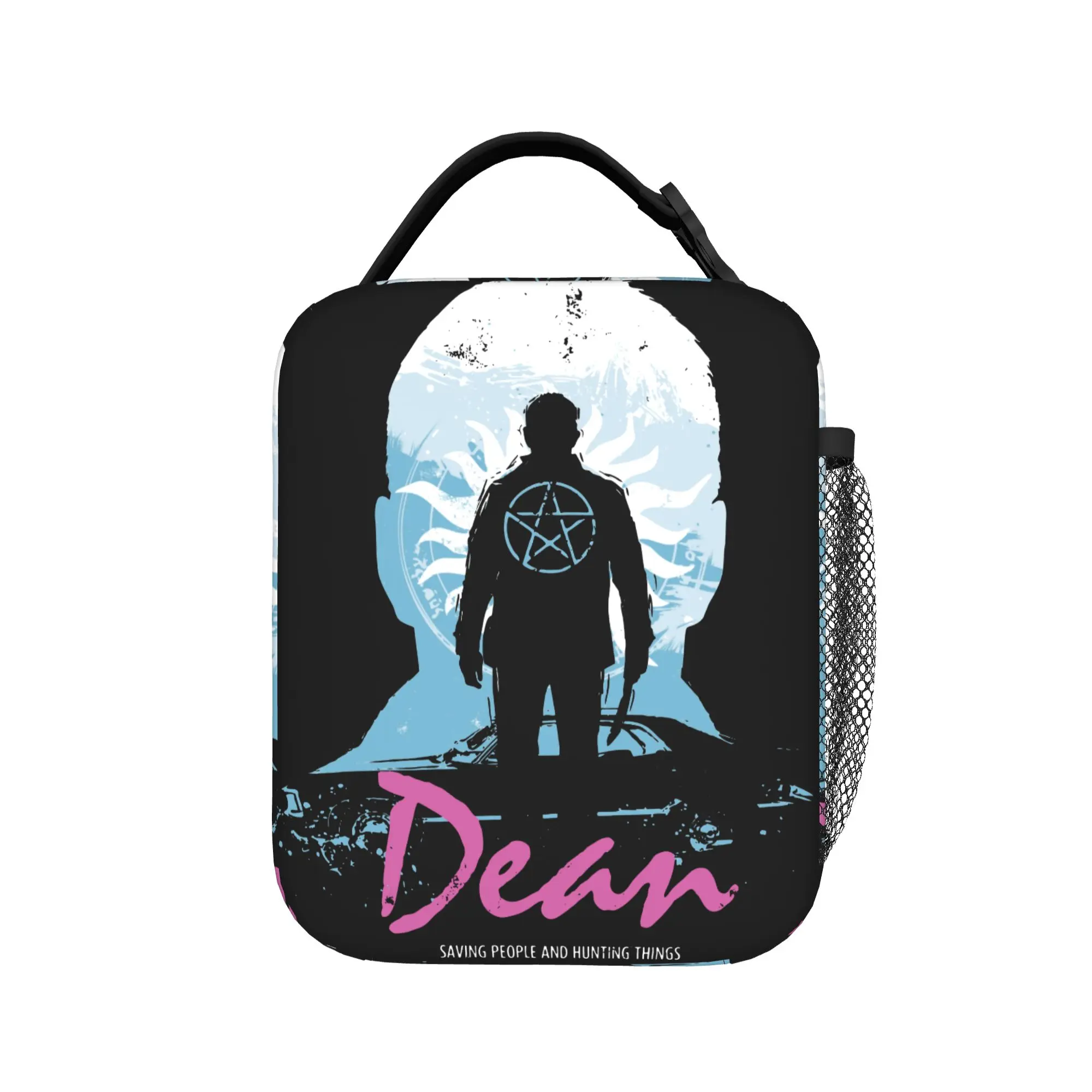 

I Hunt Therefore I Am Dean: Термосумка для обедов, контейнер для еды, сумка-холодильник, ланч-бокс, пляжная сумка для активного отдыха, для девочек и мальчиков