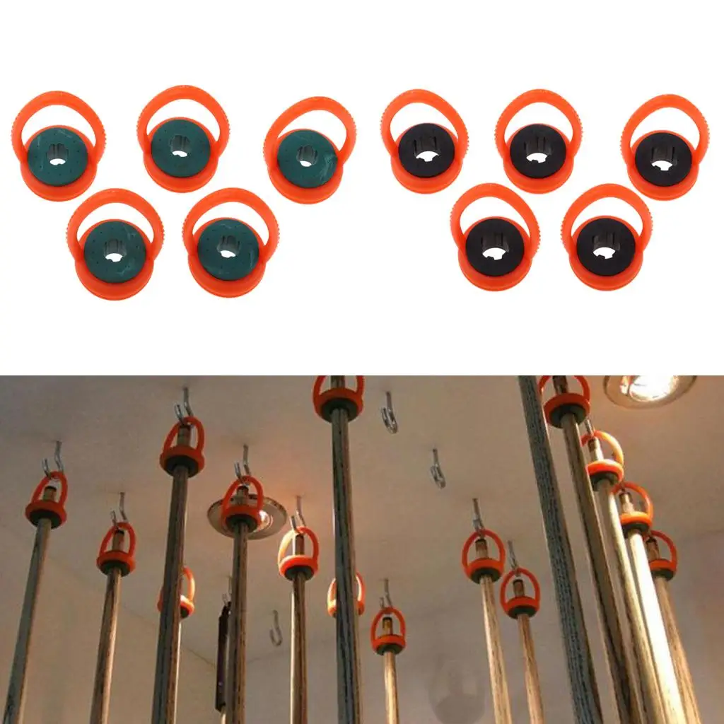 

Набор из 5 пластиковых бильярдных киев для снукера, вешалка для наконечника стержня, инструмент для