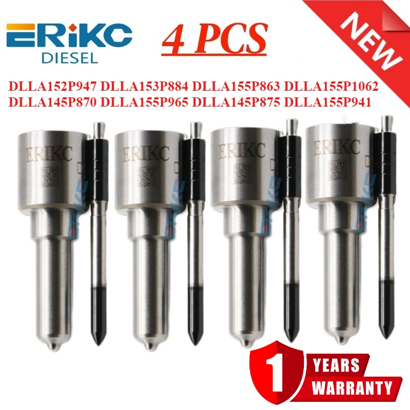 

4PCS DLLA152P947 DLLA153P884 DLLA155P863 DLLA155P1062 DLLA145P870 DLLA155P965 DLLA145P875 DLLA155P941 Diesel Fuel Nozzle