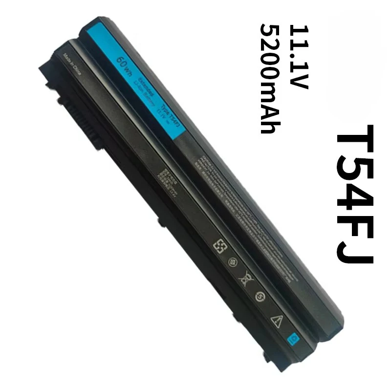 Replacement Battery T54FJ 8858X M5Y0X For DELL Latitude E5420 E5430 E5520 E5530 E6420 E6430 E6520 E6530 E6540