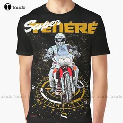 Super Tenere Xtz 750 1994 Chopper, Bikers, Dirt Bike, Cafe Racer, Motorbike, Motorcycles Graphic T-Shirt Fashion Tshirt Summer