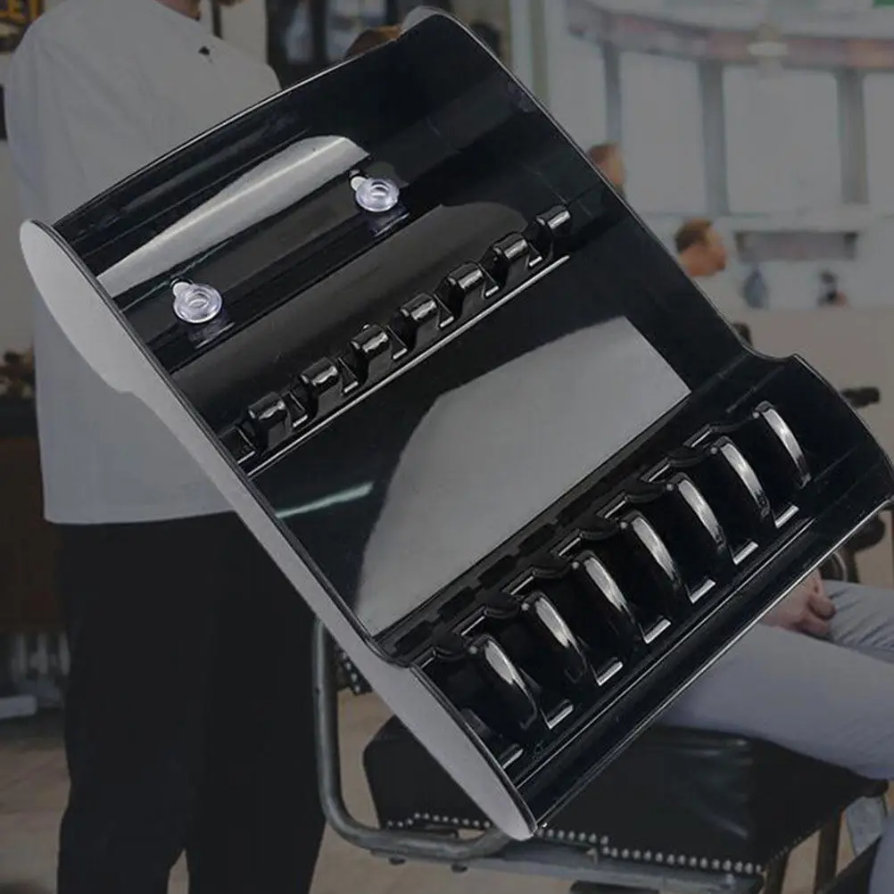 

Коробка для хранения ножниц, 1 шт., ABS, большая вместимость, с сильной адсорбцией, портативный органайзер для парикмахерских инструментов, креативный, многофункциональный