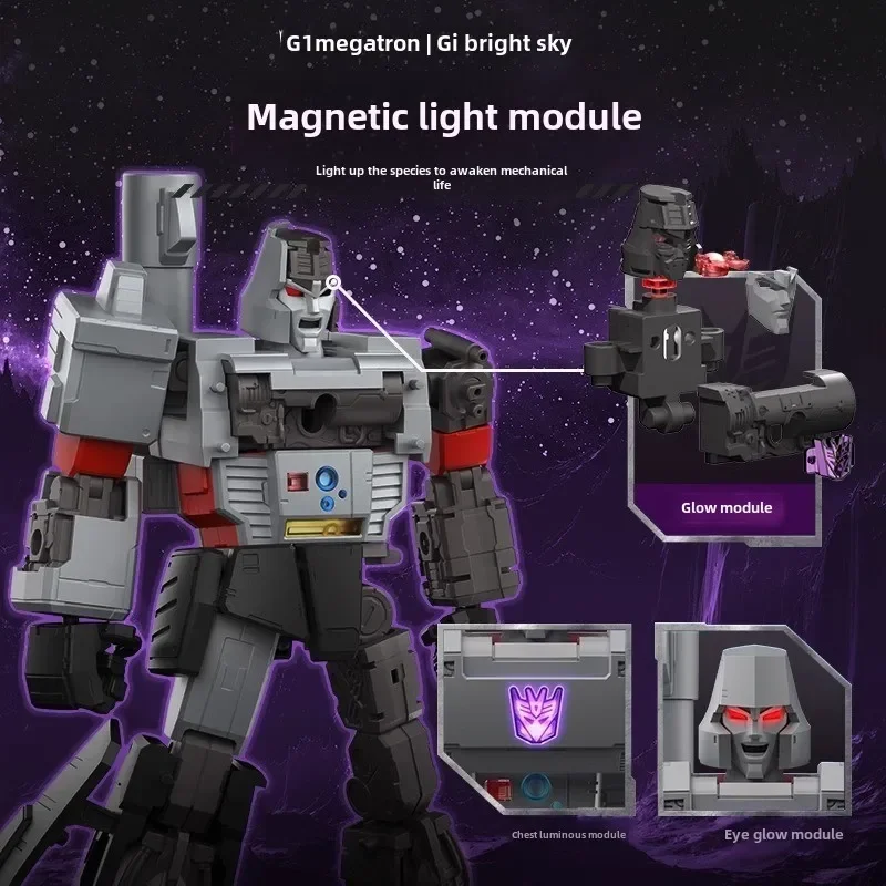 ของแท้ Blokees Transformers Megatron Optimus Prime Creative Joint movable ของเล่นรุ่นคลาสสิกรูปร่างดูสูงของขวัญสําหรับชาย