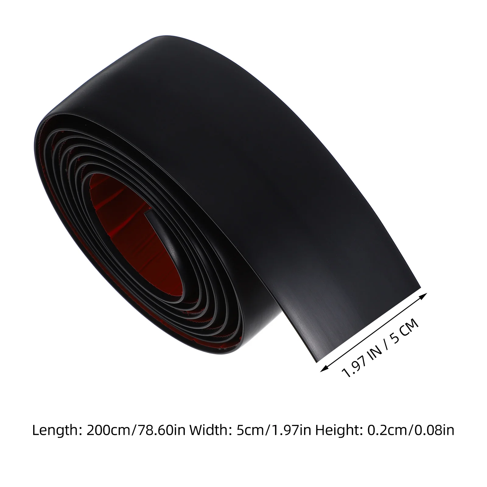 شريط انتقال الأرضية البلاستيكية 1 لفة عتبة ذاتية اللصق للبلاط إلى السجاد، شريط غطاء الأرضيات المقاوم للتآكل، المدخل #5