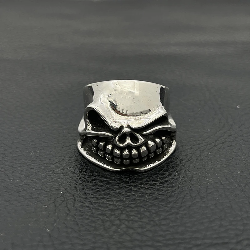 skull rings man high quality unique jewelry goth punk grunge accessories hip hop ring luxury brand gift designer jewelry