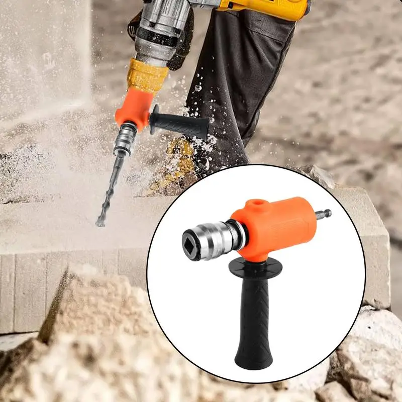 Electric Drill To Hammer Adapter Converter Portable Handheld Electric Drill To Impact Drill Conversion Head With Drill Bit