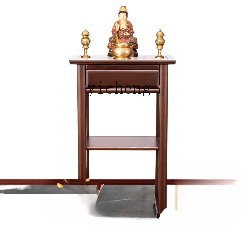 Xl Household Guan Gong Altar Incense Burner Table New Chinese Hallway Strip Several Rural Living Room Solid Wood