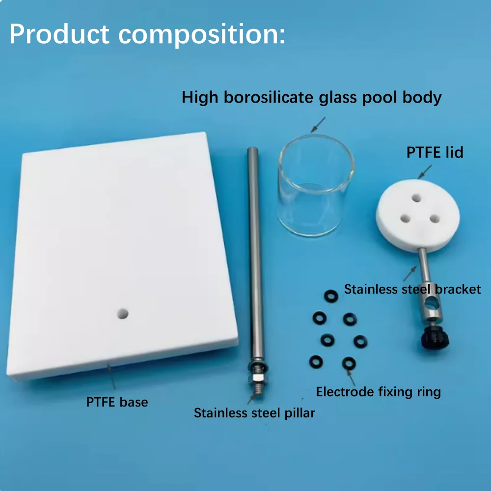 Stainless steel electrode stand/clamping and fixing electrode device/(without electrode)