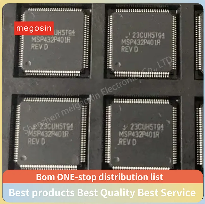 

1pcs/lot MSP432P401RIPZR MSP432P401RI M432P401RI QFP100 Microcontroller chips in stock