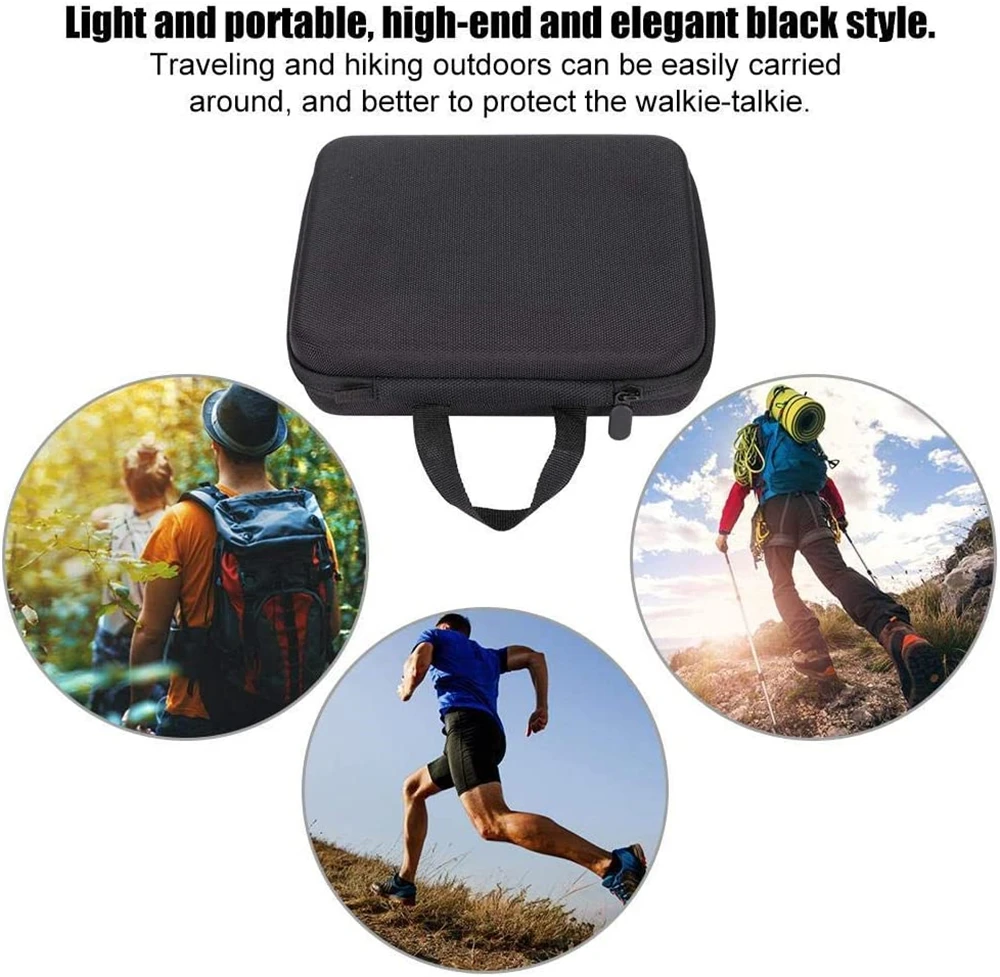 

Carring Bag For Baofeng UV-5R Walkie Talkie,Handbag Storage Case Two-Way Radio Carrying Bag for Portable Communication Equipmen