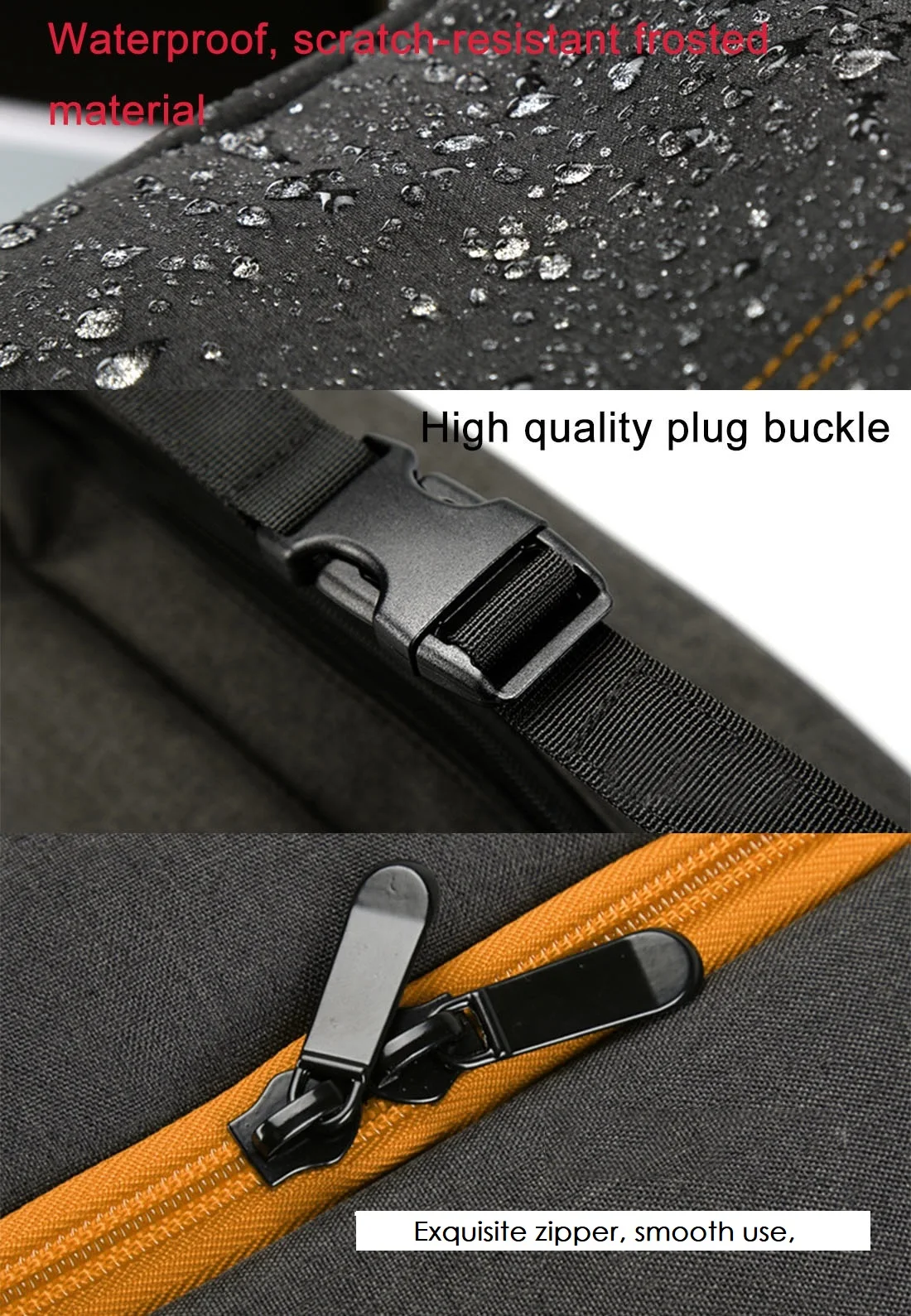 PULUZ Waterproof Scratch-proof Outdoor Sports Sling Shoulder Bag Handbag DSLR Camera Bag For GoPro SJCAM Nikon Canon Sony Xiaoyi