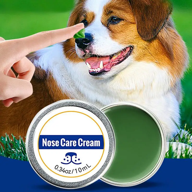 Dog Nose Balm 10ml Dog Balm Moisturizing Natural Nose Cream Effective Snout Soother Rapid Absorption Nose Balm for Pet Dog Puppy