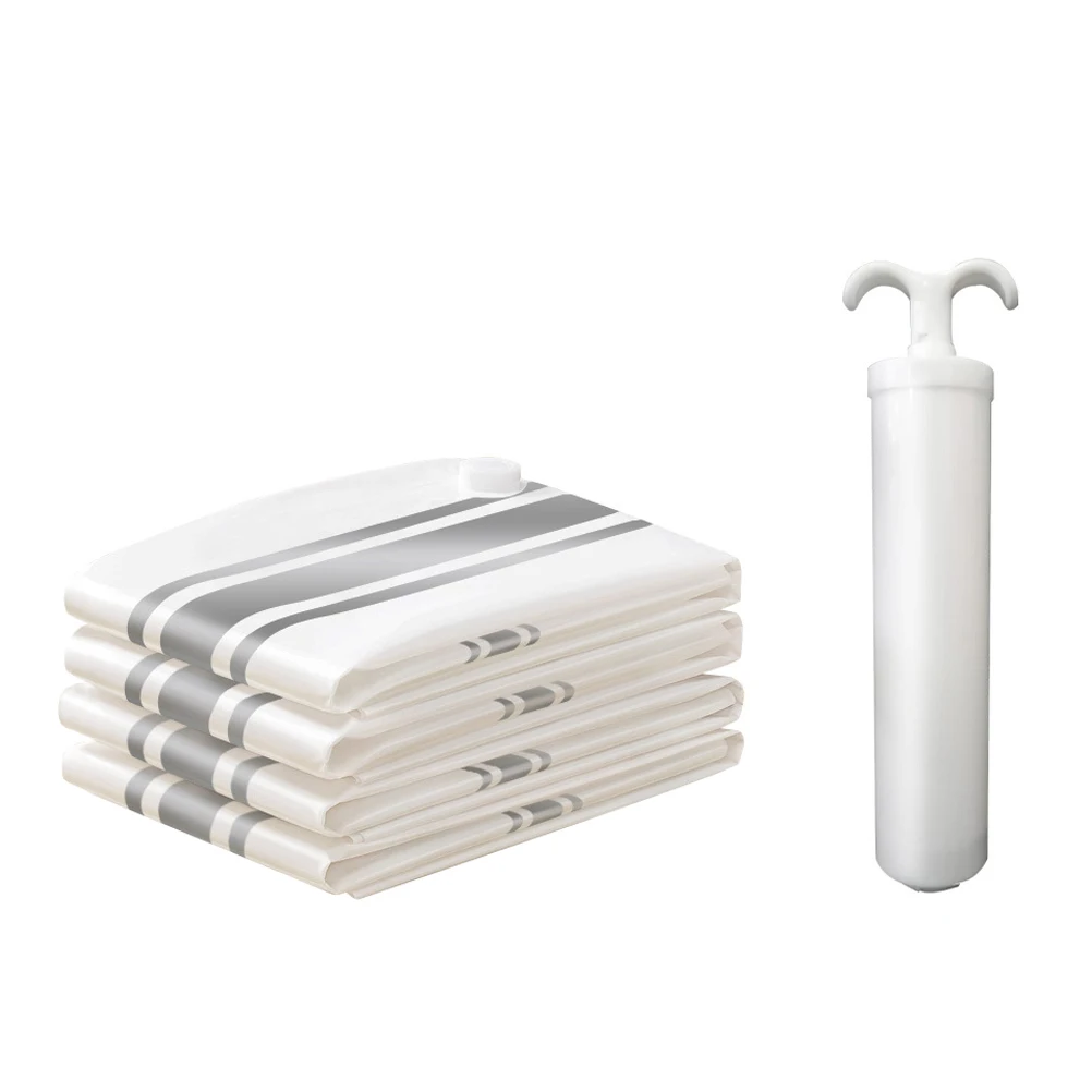 

Vacuum Storage Bags Compressed Foldable Quilt Sealed Blanket Pouches Space Saver Waterproof PE PA Material Dust Mold Proof