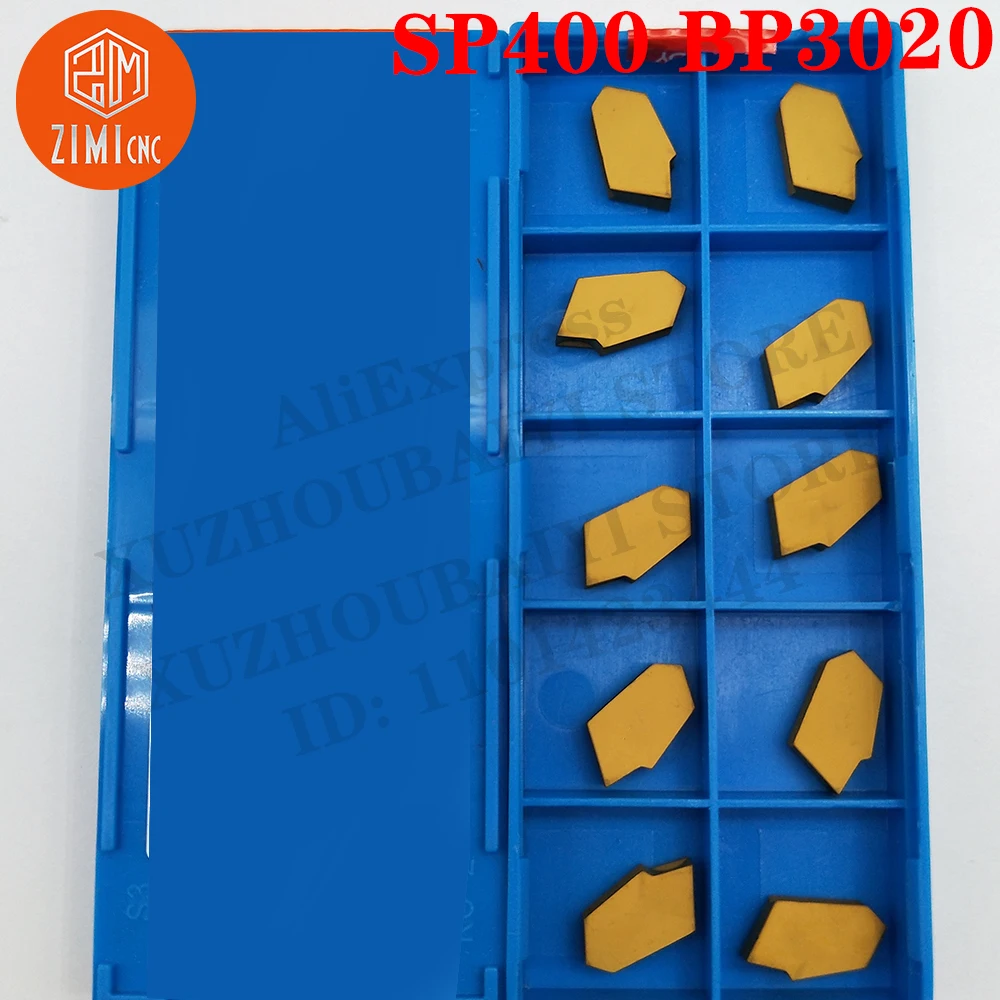 SP400 BP3020 فراق SP400 CBN أدوات إدراج الحز إدراجات كربيد مخرطة معدنية CNC شفرة ميكانيكية أدوات CNC أدوات القطع