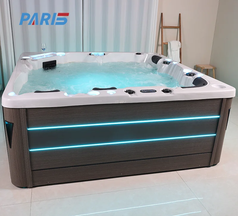 Whirlpool Outdoor 2. High Quality OutdoorSpa Pool New Healthy Spa Bathtubs With Light&Water Massage Jets Whirlpools & Bathtubs