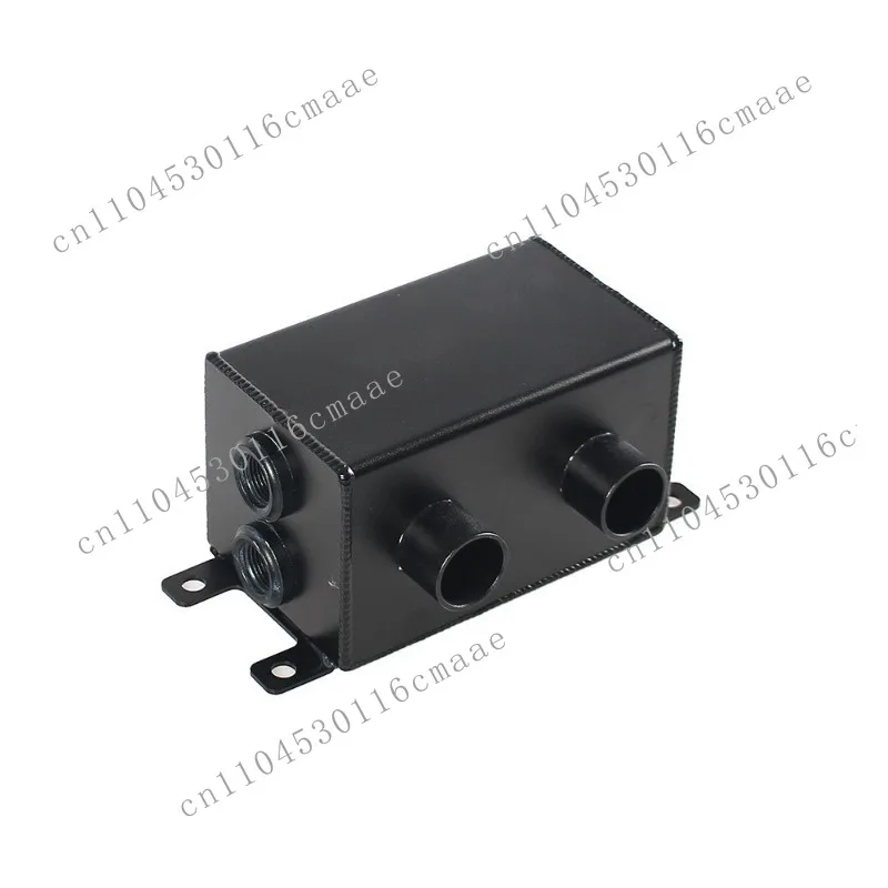Car Modification Oil Breathable Pot, Aluminum Alloy Waste Waste Oil Pot with Double Baffle Filter 1.2L